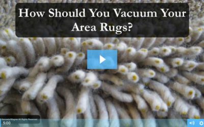 How Should You Vacuum Your Area Rugs?